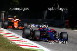 Daniil Kvyat (RUS) Scuderia Toro Rosso  03.09.2017. Formula 1 World Championship, Rd 13, Italian Grand Prix, Monza, Italy, Race Day.
