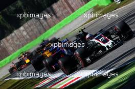 Romain Grosjean (FRA) Haas F1 Team VF-17, 03.09.2017. Formula 1 World Championship, Rd 13, Italian Grand Prix, Monza, Italy, Race Day.