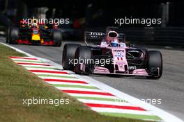 Sergio Perez (MEX) Sahara Force India F1   03.09.2017. Formula 1 World Championship, Rd 13, Italian Grand Prix, Monza, Italy, Race Day.