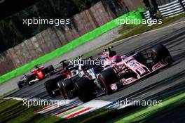 Esteban Ocon (FRA) Sahara Force India F1 VJM10. 03.09.2017. Formula 1 World Championship, Rd 13, Italian Grand Prix, Monza, Italy, Race Day.