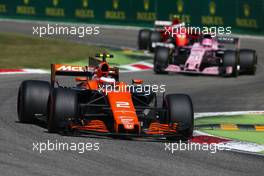 Stoffel Vandoorne (BEL) McLaren F1  03.09.2017. Formula 1 World Championship, Rd 13, Italian Grand Prix, Monza, Italy, Race Day.