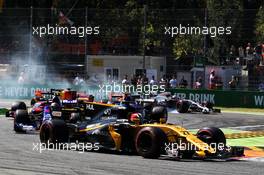 Nico Hulkenberg (GER) Renault Sport F1 Team RS17. 03.09.2017. Formula 1 World Championship, Rd 13, Italian Grand Prix, Monza, Italy, Race Day.