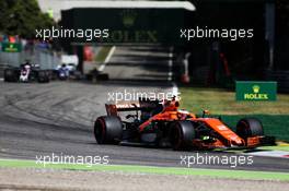 Stoffel Vandoorne (BEL) McLaren MCL32. 03.09.2017. Formula 1 World Championship, Rd 13, Italian Grand Prix, Monza, Italy, Race Day.