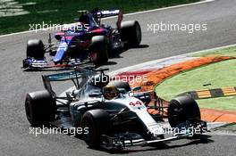 Lewis Hamilton (GBR) Mercedes AMG F1 W08. 03.09.2017. Formula 1 World Championship, Rd 13, Italian Grand Prix, Monza, Italy, Race Day.