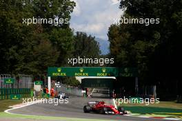 Kimi Raikkonen (FIN) Scuderia Ferrari  03.09.2017. Formula 1 World Championship, Rd 13, Italian Grand Prix, Monza, Italy, Race Day.