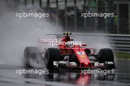 Kimi Raikkonen (FIN) Ferrari SF70H. 02.09.2017. Formula 1 World Championship, Rd 13, Italian Grand Prix, Monza, Italy, Qualifying Day.