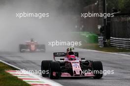 Esteban Ocon (FRA) Sahara Force India F1 VJM10. 02.09.2017. Formula 1 World Championship, Rd 13, Italian Grand Prix, Monza, Italy, Qualifying Day.
