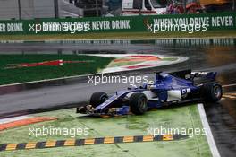 Marcus Ericsson (SWE) Sauber C36. 02.09.2017. Formula 1 World Championship, Rd 13, Italian Grand Prix, Monza, Italy, Qualifying Day.