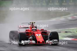 Kimi Raikkonen (FIN) Ferrari SF70H. 02.09.2017. Formula 1 World Championship, Rd 13, Italian Grand Prix, Monza, Italy, Qualifying Day.