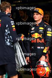 Max Verstappen (NLD) Red Bull Racing in qualifying parc ferme. 02.09.2017. Formula 1 World Championship, Rd 13, Italian Grand Prix, Monza, Italy, Qualifying Day.