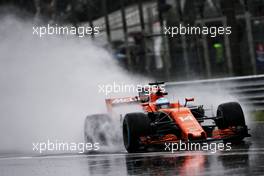 Fernando Alonso (ESP) McLaren MCL32. 02.09.2017. Formula 1 World Championship, Rd 13, Italian Grand Prix, Monza, Italy, Qualifying Day.