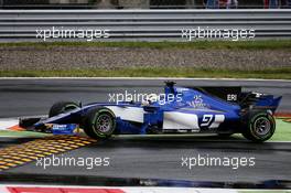 Marcus Ericsson (SWE) Sauber C36. 02.09.2017. Formula 1 World Championship, Rd 13, Italian Grand Prix, Monza, Italy, Qualifying Day.