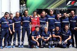 Sauber F1 Team team photograph. 03.09.2017. Formula 1 World Championship, Rd 13, Italian Grand Prix, Monza, Italy, Race Day.