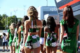 Grid girls. 03.09.2017. Formula 1 World Championship, Rd 13, Italian Grand Prix, Monza, Italy, Race Day.
