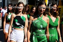 Grid girls. 03.09.2017. Formula 1 World Championship, Rd 13, Italian Grand Prix, Monza, Italy, Race Day.