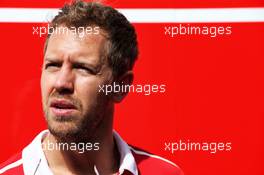 Sebastian Vettel (GER) Ferrari. 31.08.2017. Formula 1 World Championship, Rd 13, Italian Grand Prix, Monza, Italy, Preparation Day.