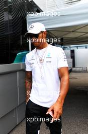 Lewis Hamilton (GBR) Mercedes AMG F1. 31.08.2017. Formula 1 World Championship, Rd 13, Italian Grand Prix, Monza, Italy, Preparation Day.