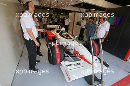 Jacques Villeneuve drives the F1 two seaters 31.08.2017. Formula 1 World Championship, Rd 13, Italian Grand Prix, Monza, Italy, Preparation Day.