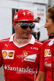 Kimi Raikkonen (FIN) Ferrari. 31.08.2017. Formula 1 World Championship, Rd 13, Italian Grand Prix, Monza, Italy, Preparation Day.
