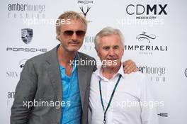 (L to R): Eddie Irvine (GBR) with his father at the Amber Lounge Fashion Show. 26.05.2017. Formula 1 World Championship, Rd 6, Monaco Grand Prix, Monte Carlo, Monaco, Friday.