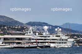 Boats in the scenic Monaco Harbour. 26.05.2017. Formula 1 World Championship, Rd 6, Monaco Grand Prix, Monte Carlo, Monaco, Friday.