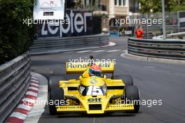 Jean-Pierre Jabouille (FRA) in the Renault RS01. 26.05.2017. Formula 1 World Championship, Rd 6, Monaco Grand Prix, Monte Carlo, Monaco, Friday.