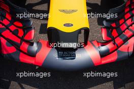 Red Bull Racing RB13 front wing. 26.05.2017. Formula 1 World Championship, Rd 6, Monaco Grand Prix, Monte Carlo, Monaco, Friday.