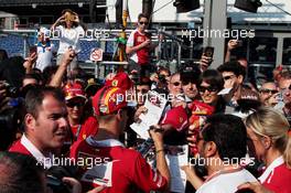 Sebastian Vettel (GER) Ferrari signs autographs for the fans. 26.05.2017. Formula 1 World Championship, Rd 6, Monaco Grand Prix, Monte Carlo, Monaco, Friday.