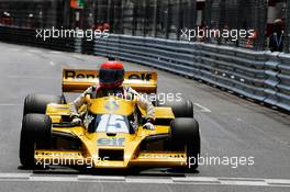 Jean-Pierre Jabouille (FRA) with the Renault RS01.  26.05.2017. Formula 1 World Championship, Rd 6, Monaco Grand Prix, Monte Carlo, Monaco, Friday.