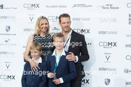 Alex Wurz (AUT) Williams Driver Mentor and his family at the Amber Lounge Fashion Show. 26.05.2017. Formula 1 World Championship, Rd 6, Monaco Grand Prix, Monte Carlo, Monaco, Friday.