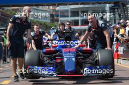 Scuderia Toro Rosso STR12. 26.05.2017. Formula 1 World Championship, Rd 6, Monaco Grand Prix, Monte Carlo, Monaco, Friday.