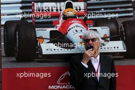Bernie Ecclestone (GBR). 26.05.2017. Formula 1 World Championship, Rd 6, Monaco Grand Prix, Monte Carlo, Monaco, Friday.