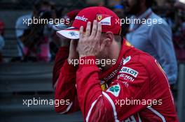 Race winner Sebastian Vettel (GER) Ferrari celebrates in parc ferme. 28.05.2017. Formula 1 World Championship, Rd 6, Monaco Grand Prix, Monte Carlo, Monaco, Race Day.