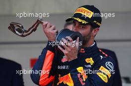3rd place Daniel Ricciardo (AUS) Red Bull Racing RB13. 28.05.2017. Formula 1 World Championship, Rd 6, Monaco Grand Prix, Monte Carlo, Monaco, Race Day.