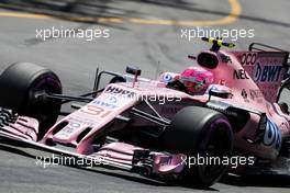 Esteban Ocon (FRA) Sahara Force India F1 VJM10. 28.05.2017. Formula 1 World Championship, Rd 6, Monaco Grand Prix, Monte Carlo, Monaco, Race Day.