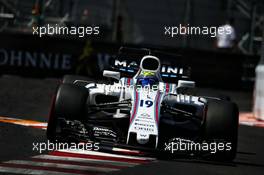 Felipe Massa (BRA) Williams FW40. 28.05.2017. Formula 1 World Championship, Rd 6, Monaco Grand Prix, Monte Carlo, Monaco, Race Day.