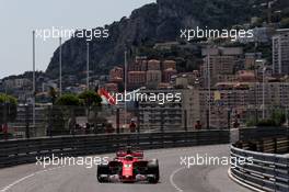 Kimi Raikkonen (FIN) Ferrari SF70H. 28.05.2017. Formula 1 World Championship, Rd 6, Monaco Grand Prix, Monte Carlo, Monaco, Race Day.