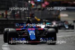 Carlos Sainz Jr (ESP) Scuderia Toro Rosso STR12. 28.05.2017. Formula 1 World Championship, Rd 6, Monaco Grand Prix, Monte Carlo, Monaco, Race Day.