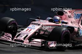Sergio Perez (MEX) Sahara Force India F1   28.05.2017. Formula 1 World Championship, Rd 6, Monaco Grand Prix, Monte Carlo, Monaco, Race Day.