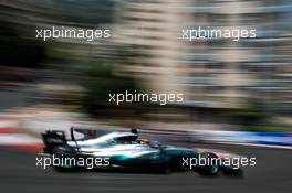 Lewis Hamilton (GBR) Mercedes AMG F1 W08. 28.05.2017. Formula 1 World Championship, Rd 6, Monaco Grand Prix, Monte Carlo, Monaco, Race Day.