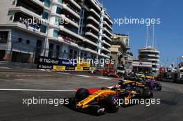 Nico Hulkenberg (GER) Renault Sport F1 Team RS17. 28.05.2017. Formula 1 World Championship, Rd 6, Monaco Grand Prix, Monte Carlo, Monaco, Race Day.