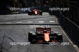 Jenson Button (GBR) McLaren MCL32. 28.05.2017. Formula 1 World Championship, Rd 6, Monaco Grand Prix, Monte Carlo, Monaco, Race Day.