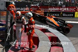 Stoffel Vandoorne (BEL) McLaren F1  28.05.2017. Formula 1 World Championship, Rd 6, Monaco Grand Prix, Monte Carlo, Monaco, Race Day.