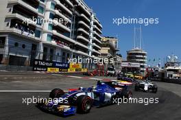 Pascal Wehrlein (GER) Sauber C36. 28.05.2017. Formula 1 World Championship, Rd 6, Monaco Grand Prix, Monte Carlo, Monaco, Race Day.