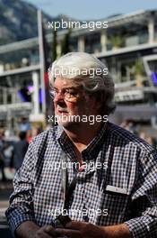 George Lucas (USA) Star Wars Creator. 27.05.2017. Formula 1 World Championship, Rd 6, Monaco Grand Prix, Monte Carlo, Monaco, Qualifying Day.