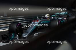 Lewis Hamilton (GBR) Mercedes AMG F1 W08. 27.05.2017. Formula 1 World Championship, Rd 6, Monaco Grand Prix, Monte Carlo, Monaco, Qualifying Day.