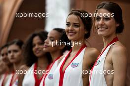 Grid girls. 28.05.2017. Formula 1 World Championship, Rd 6, Monaco Grand Prix, Monte Carlo, Monaco, Race Day.