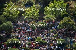 Fans on the hill. 28.05.2017. Formula 1 World Championship, Rd 6, Monaco Grand Prix, Monte Carlo, Monaco, Race Day.