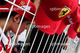 A Ferrari fan. 25.05.2017. Formula 1 World Championship, Rd 6, Monaco Grand Prix, Monte Carlo, Monaco, Practice Day.