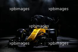 The Renault Sport F1 Team RS17 is unveiled. 21.02.2017. Renault Sport Formula One Team RS17 Launch, Royal Horticultural Society Headquarters, London, England.
